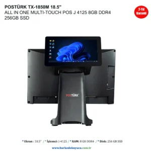 POSTÜRK TX-1850M 18.5'' ALL IN ONE MULTI-TOUCH POS J 4125 8GB DDR4 256GB SSD
