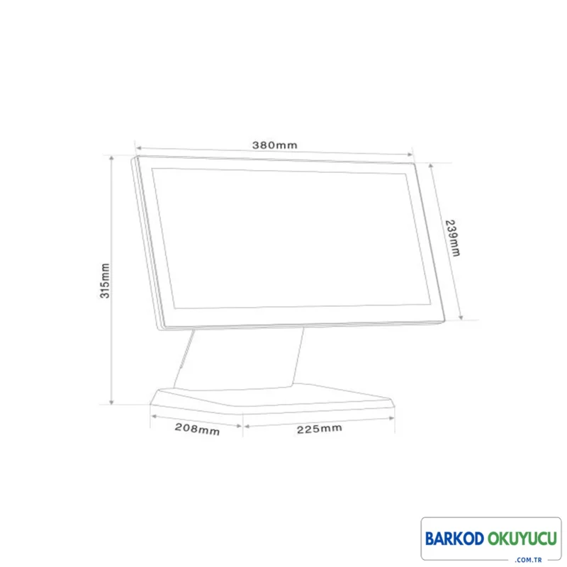 Jetview X3 15.6" AND 11 POS PC